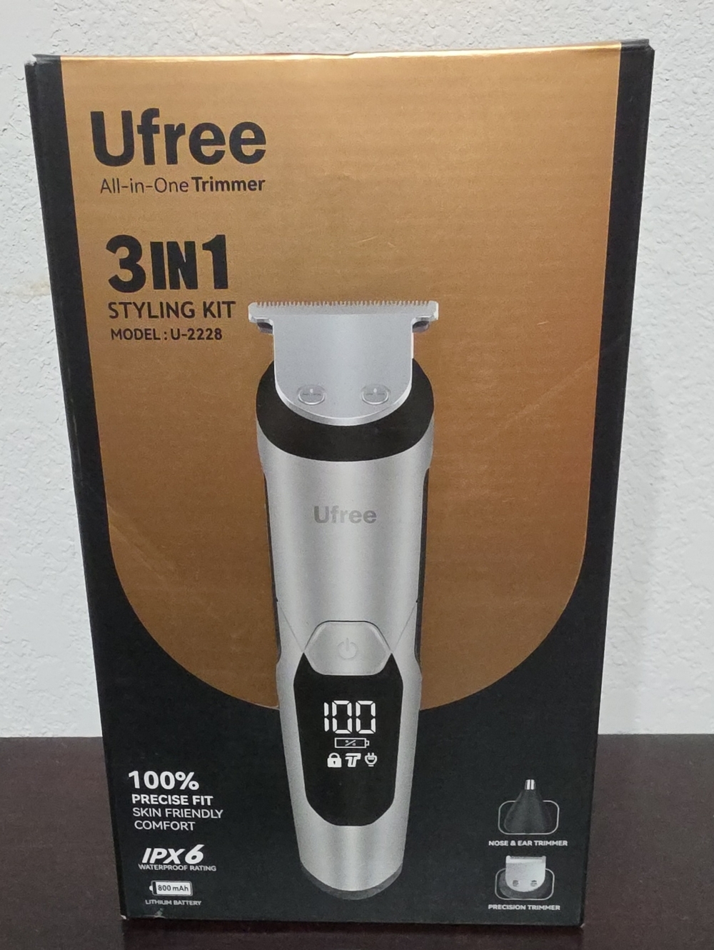 Silver 3-in-1 Men’s Grooming Trimmer - Precision Styling Kit